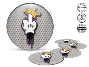 Etichetta Bombata Design Custom Sticker Cupola Lusso